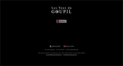 Desktop Screenshot of lesyeuxdugoupil.com