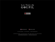 Tablet Screenshot of lesyeuxdugoupil.com